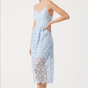 ASTR Lace A Line Midi Dress